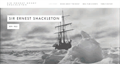 Desktop Screenshot of ernestshackleton.net